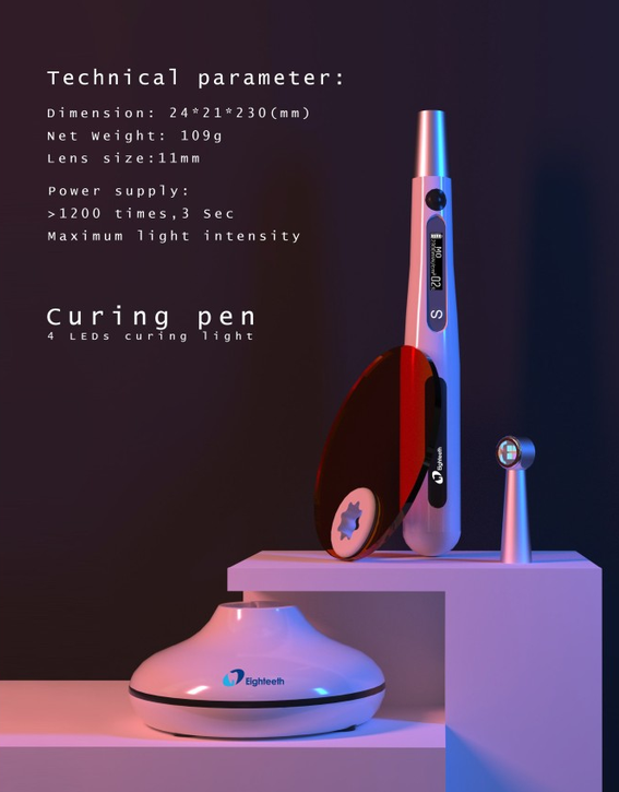 لایت کیور ایتیس مدل Curing Pen به همراه مد تشخیص پوسیدگی
